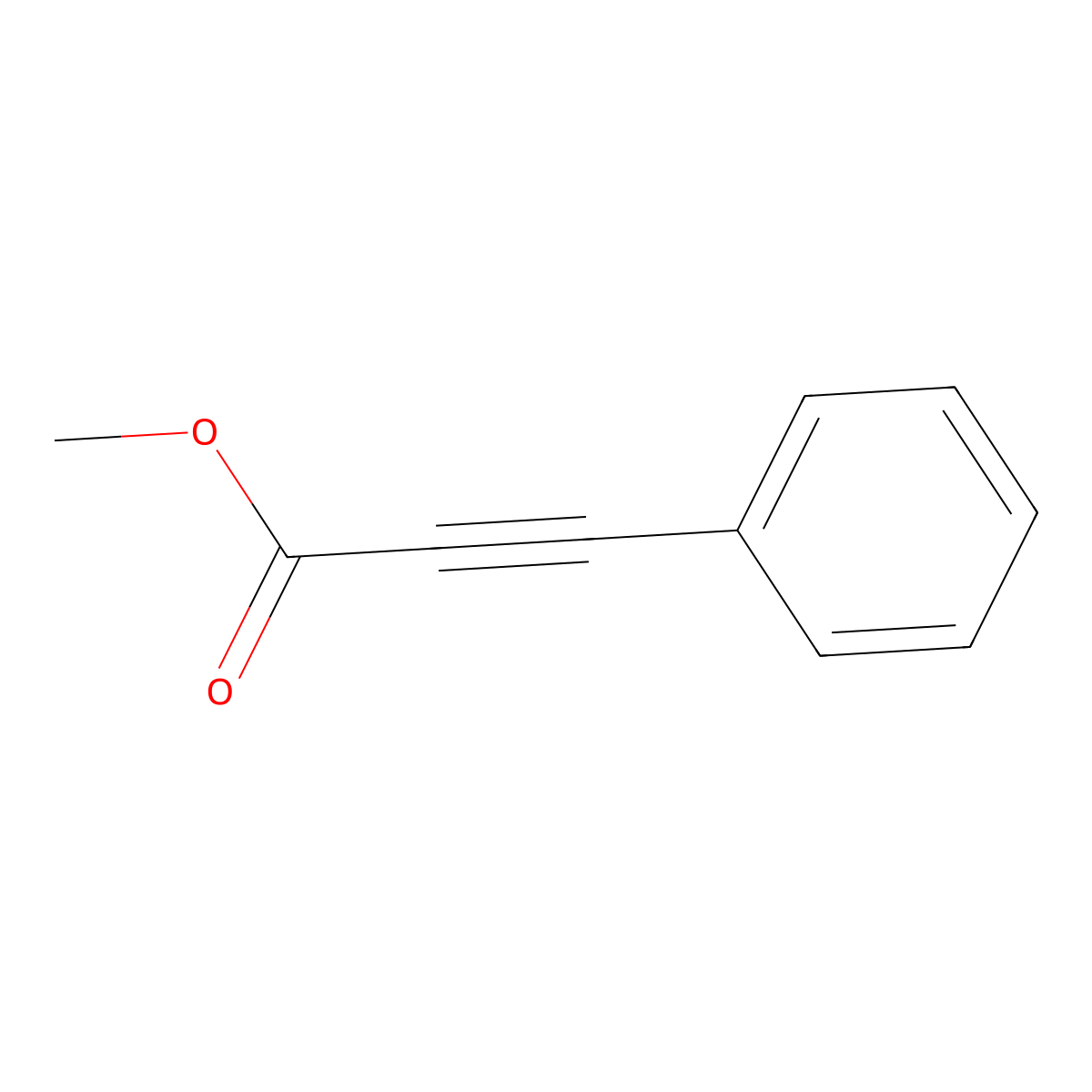Phenylpropynoic acid methyl ester molecular structure, CAS 4891-38-7