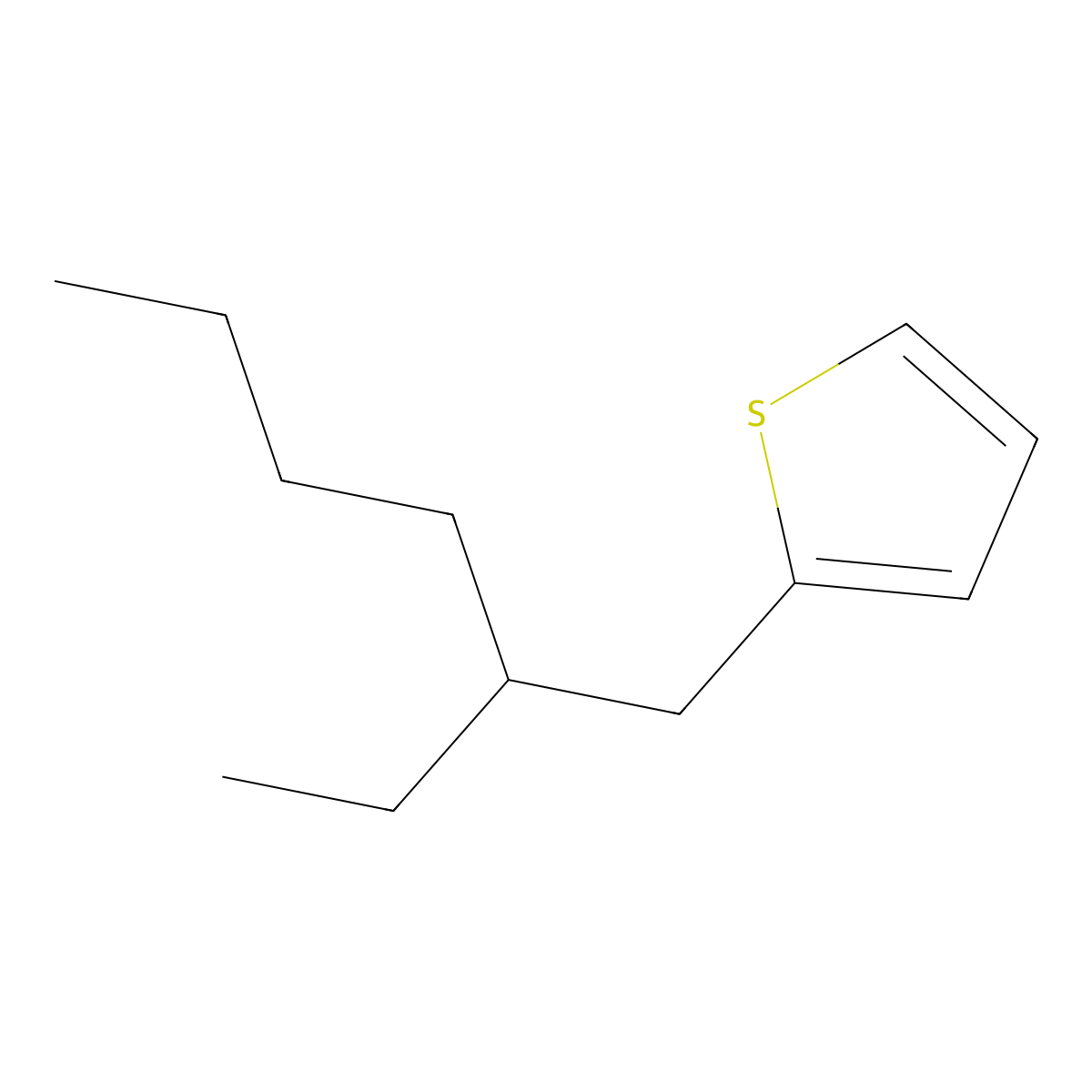 2-(2-Ethylhexyl)thiophene molecular structure, CAS 4891-44-5