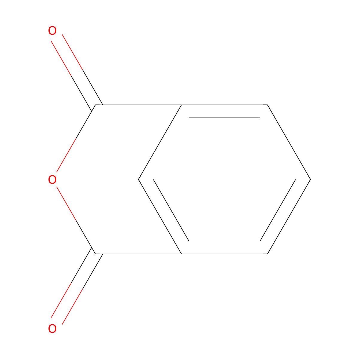 Isophthalic anhydride molecular structure, CAS 4891-67-2