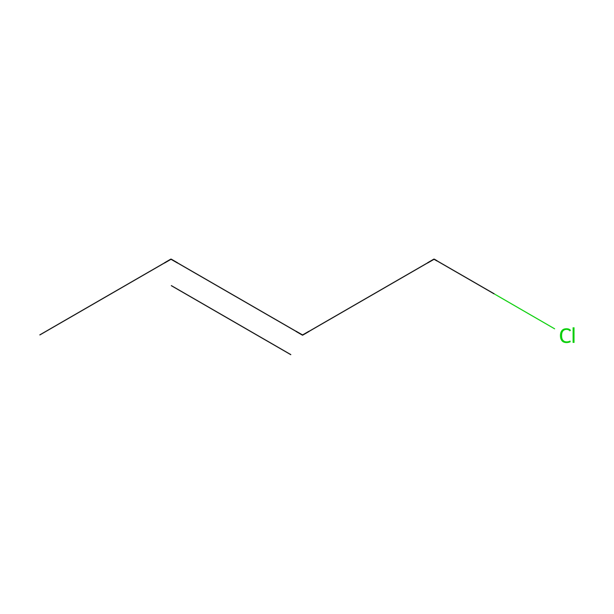 (2E)-1-Chloro-2-butene molecular structure, CAS 4894-61-5