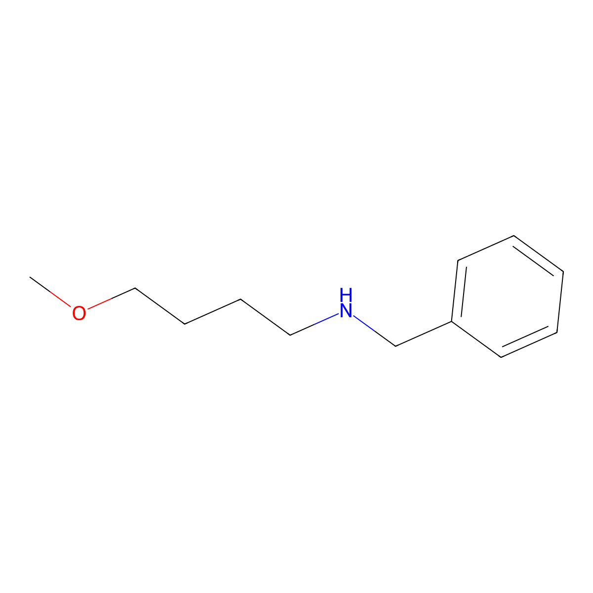 Benzyl(4-methoxybutyl)amine molecular structure, CAS 489428-61-7
