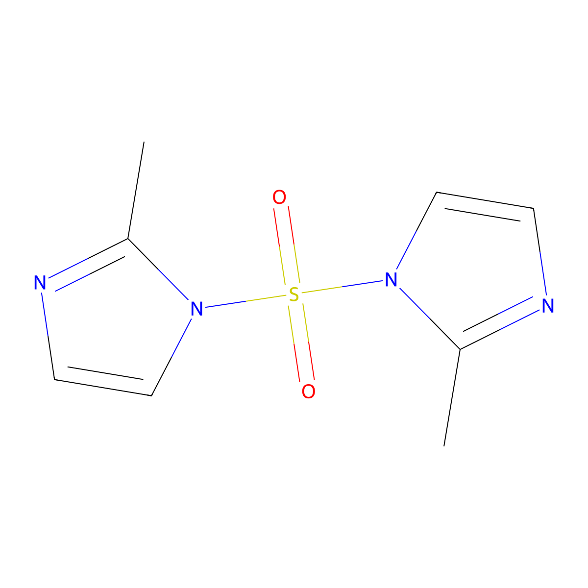 1,1'-Sulfonylbis(2-methyl-1H-imidazole) molecular structure, CAS 489471-87-6