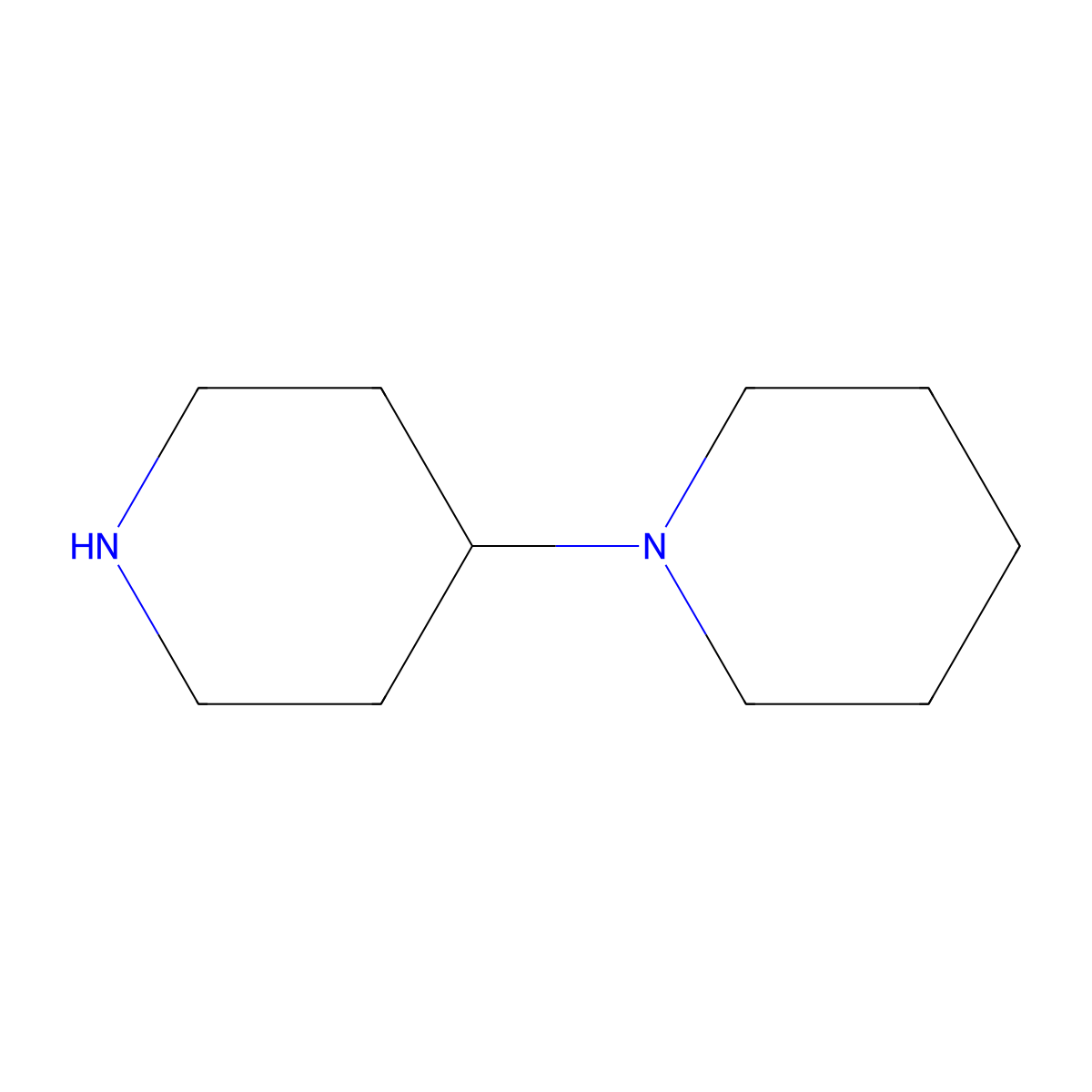 1,4'-Bipiperidine molecular structure, CAS 4897-50-1