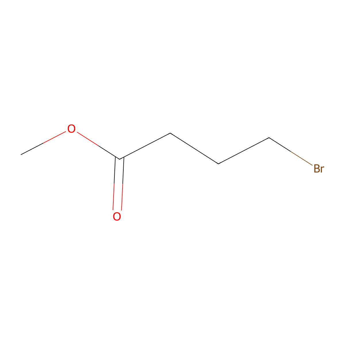Methyl 4-bromobutyrate molecular structure, CAS 4897-84-1