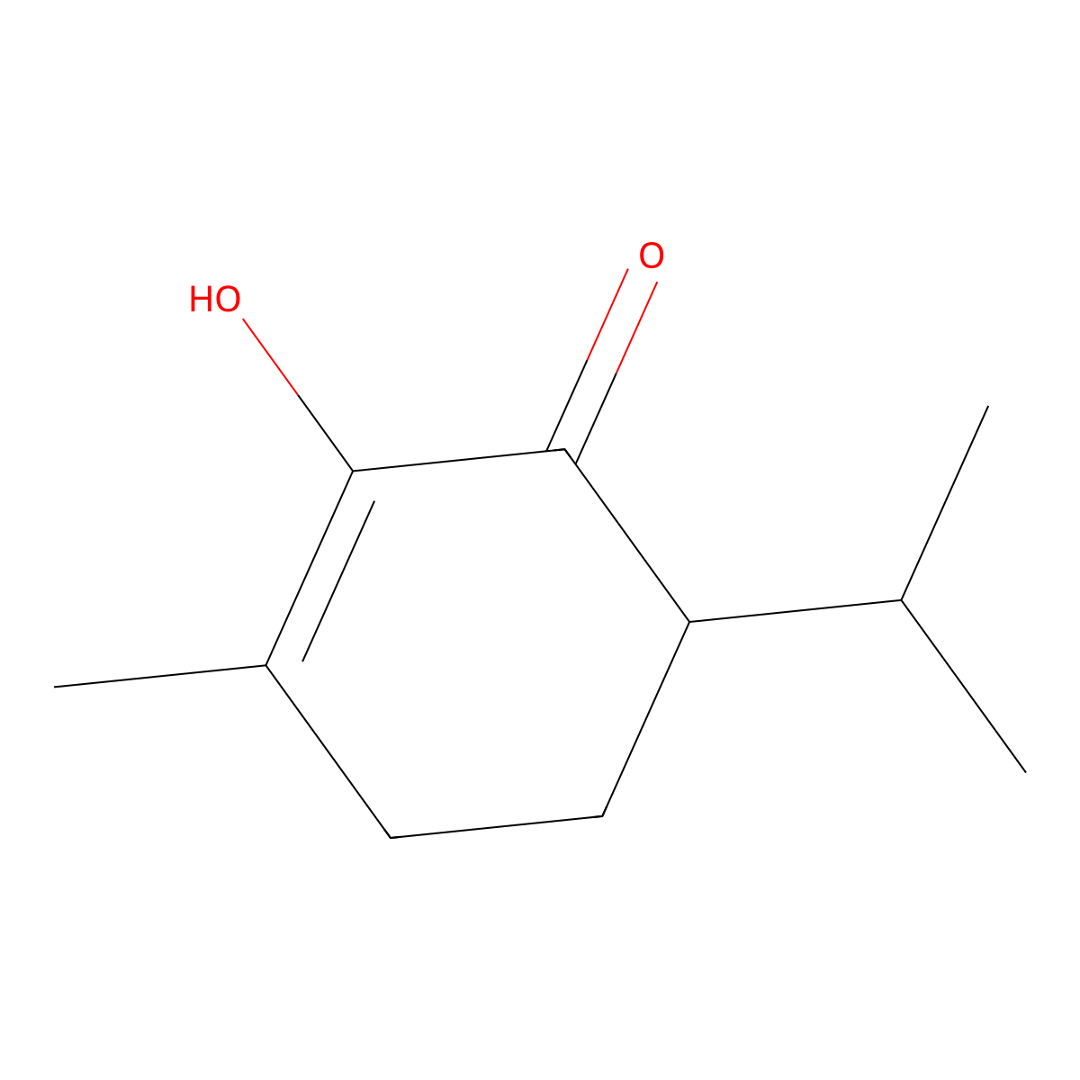 2-Hydroxypiperitone molecular structure, CAS 490-03-9