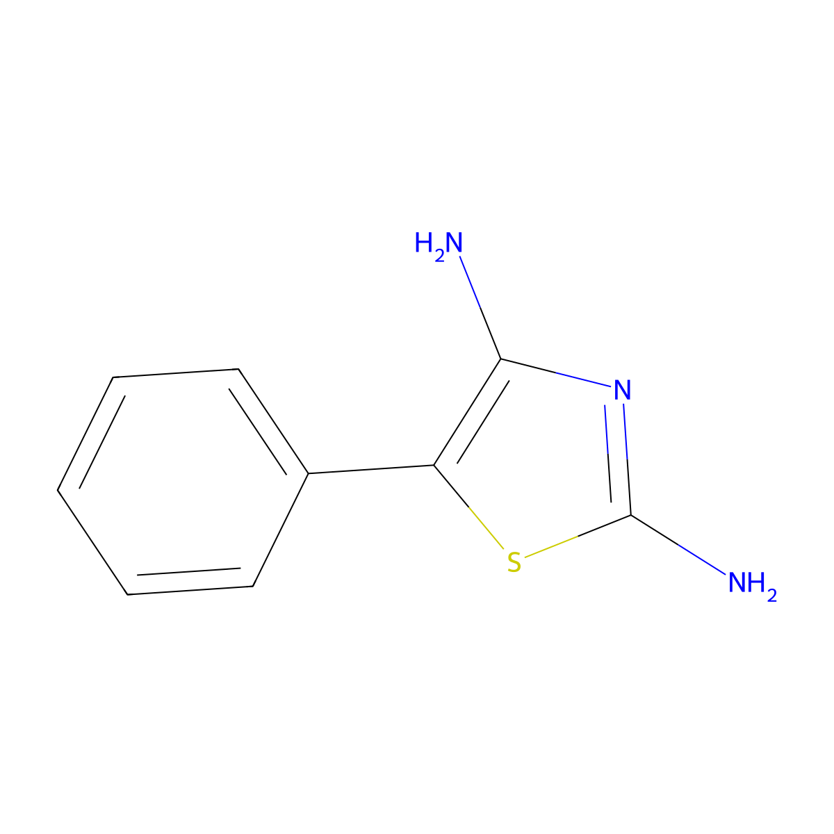 Amiphenazole molecular structure, CAS 490-55-1