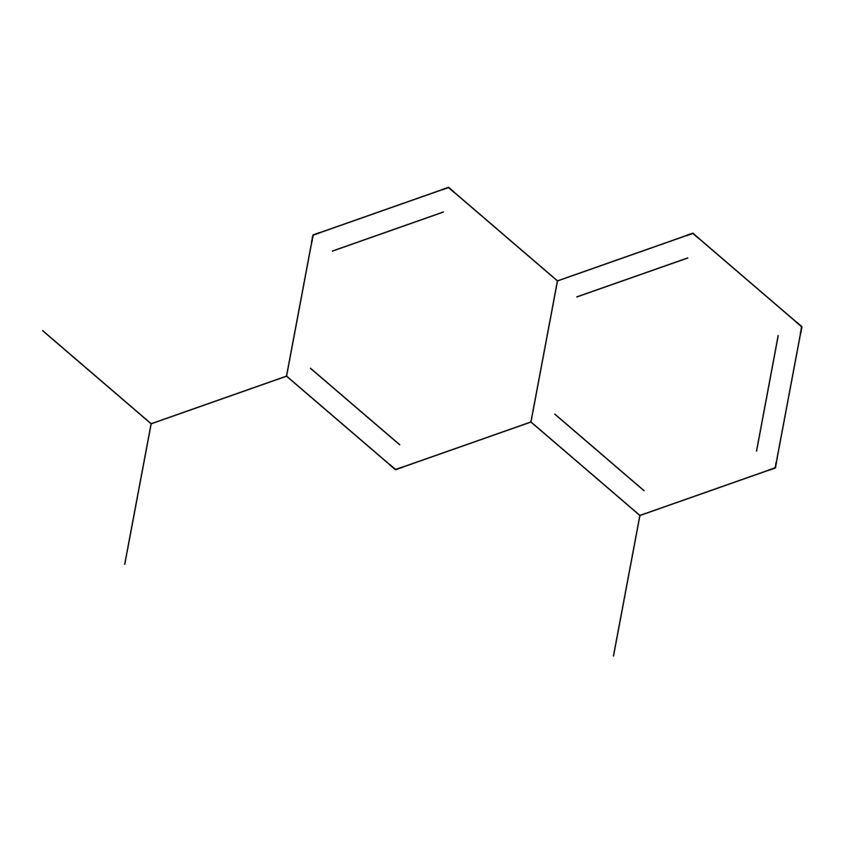 1-Methyl-7-isopropylnaphthalene molecular structure, CAS 490-65-3
