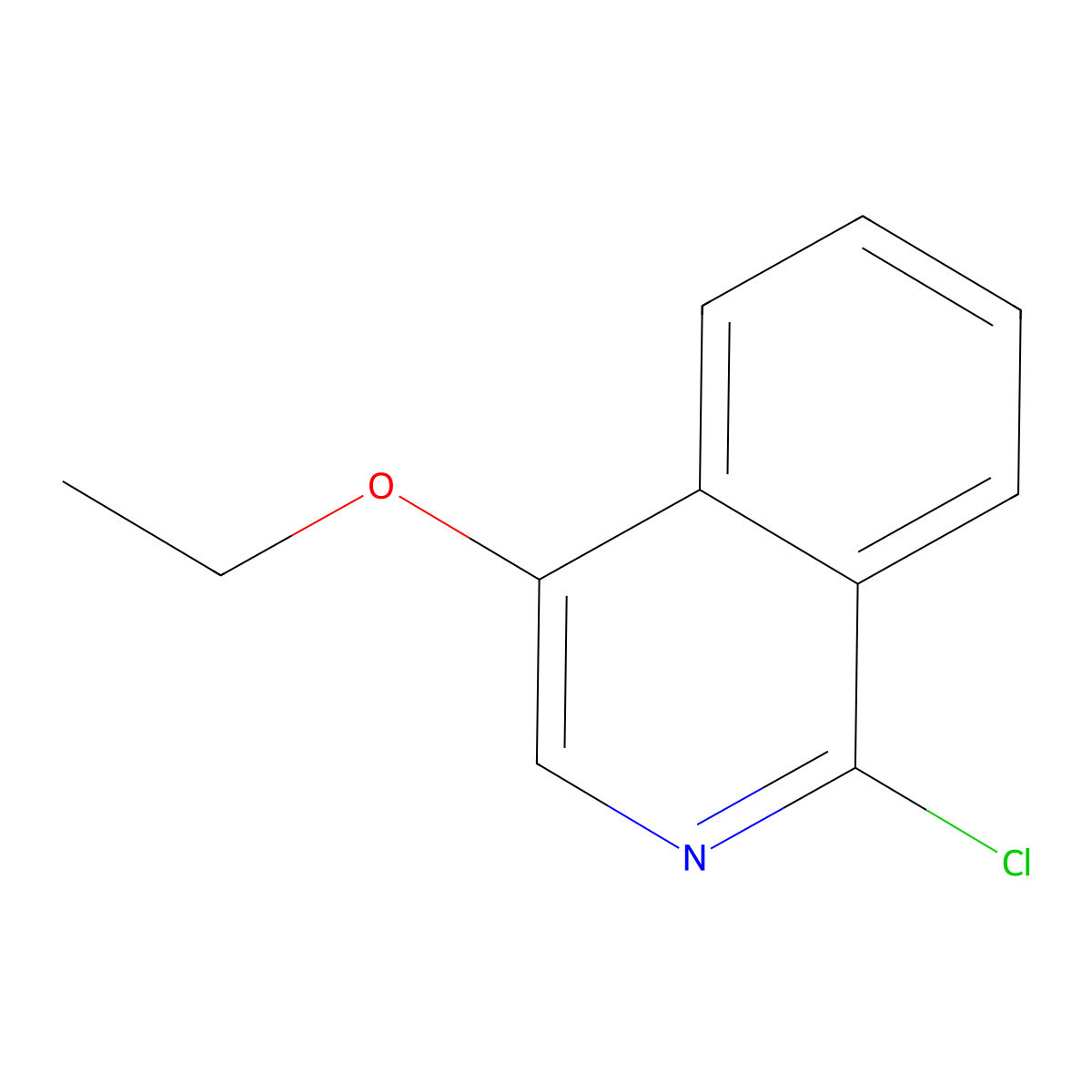 1-Chloro-4-ethoxyisoquinoline molecular structure, CAS 4903-72-4