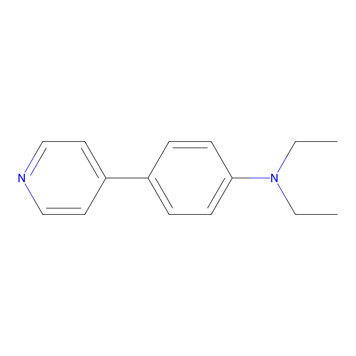 N,N-Diethyl-4-(pyridin-4-yl)aniline molecular structure, CAS 4903-86-0