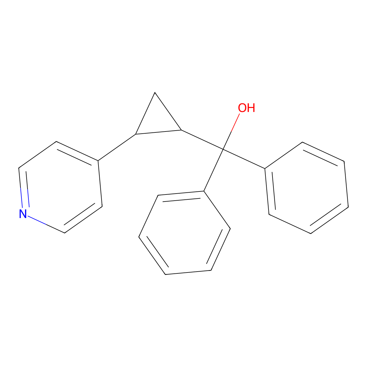 Cyprolidol molecular structure, CAS 4904-00-1