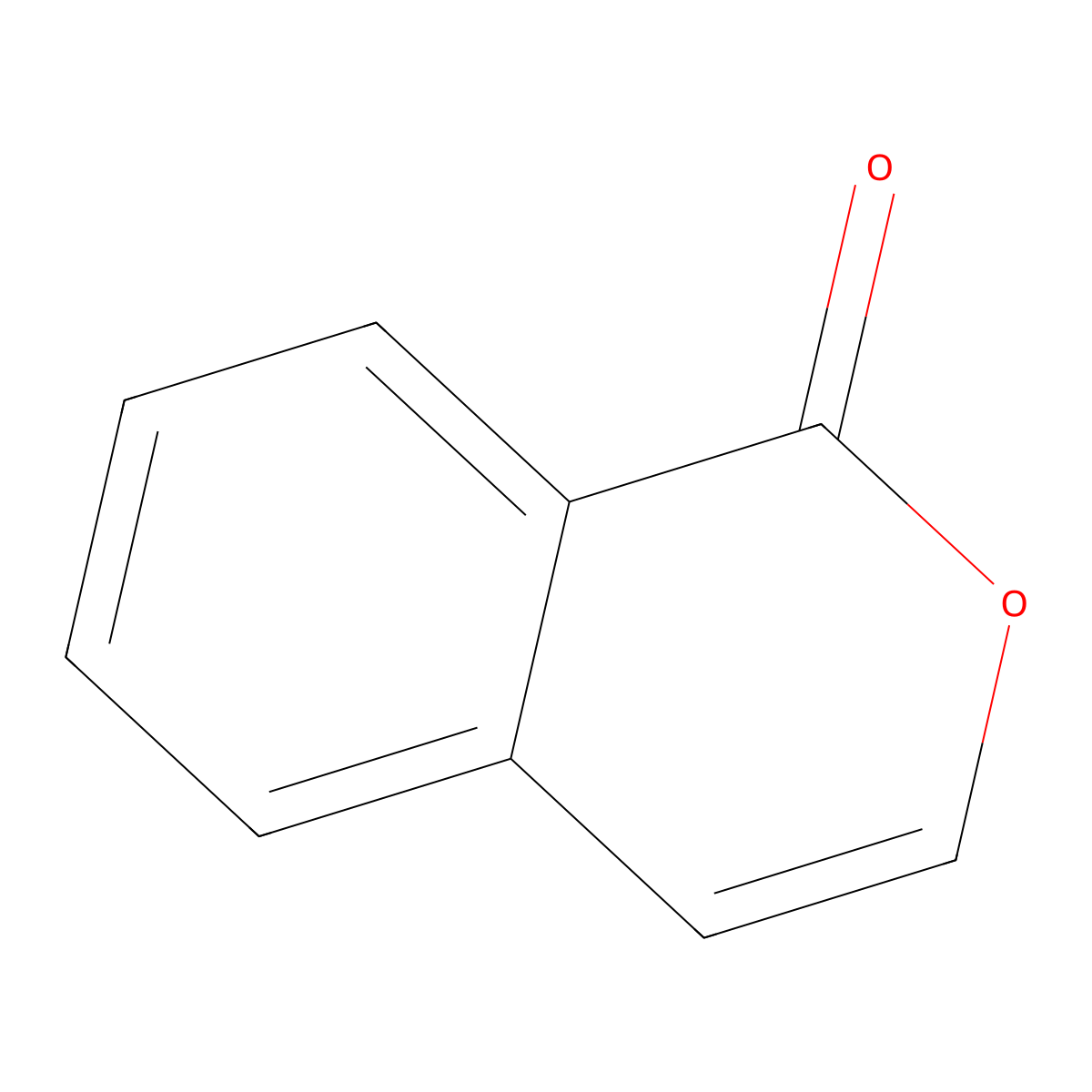 Isocoumarin molecular structure, CAS 491-31-6