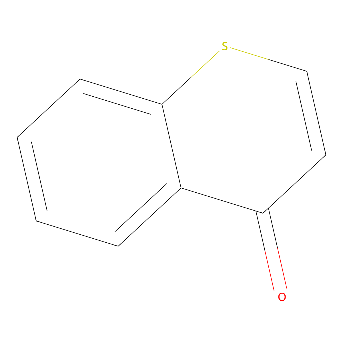 4H-1-Benzothiopyran-4-one molecular structure, CAS 491-39-4