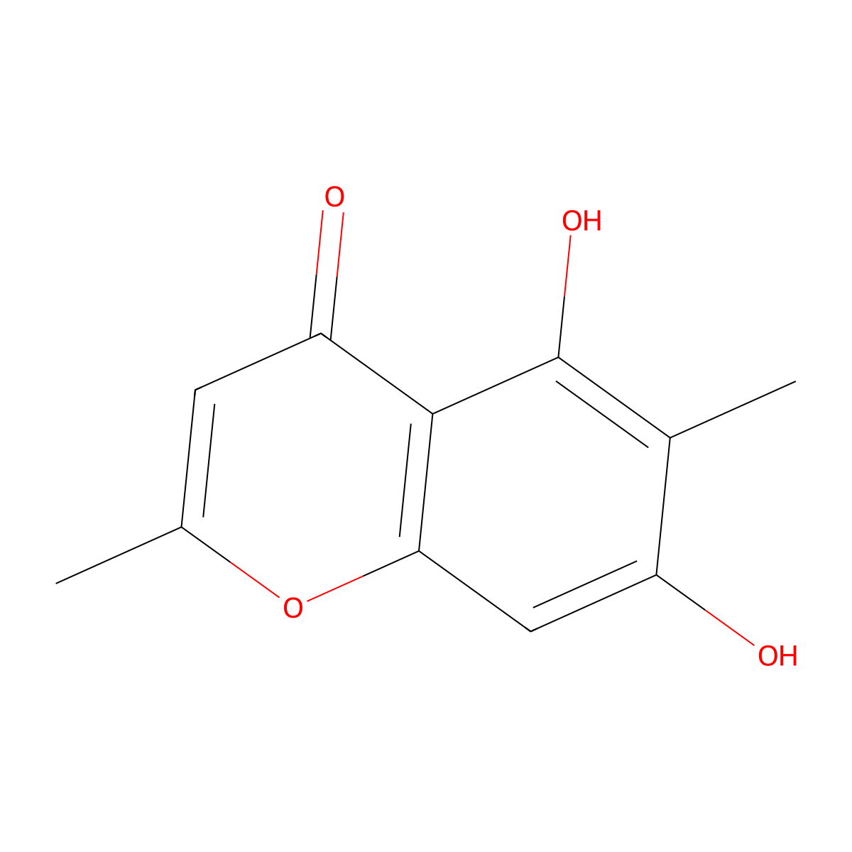 Eugenitol molecular structure, CAS 491-48-5