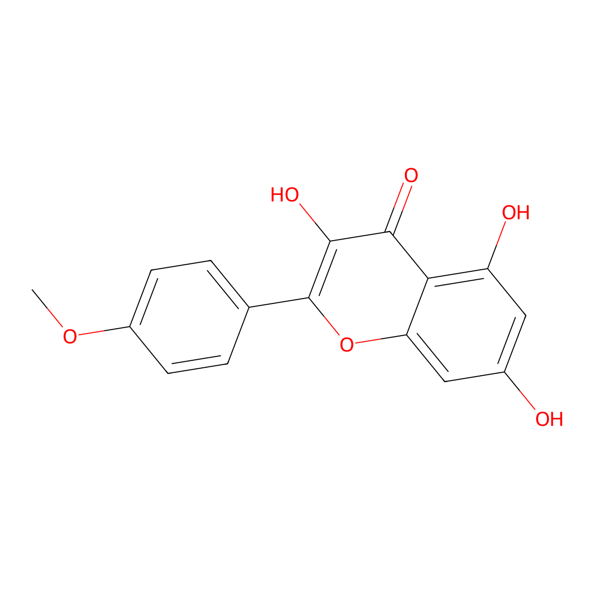 Kaempferide molecular structure, CAS 491-54-3