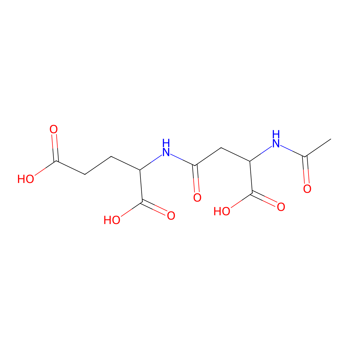 Spaglumic Acid molecular structure, CAS 4910-46-7