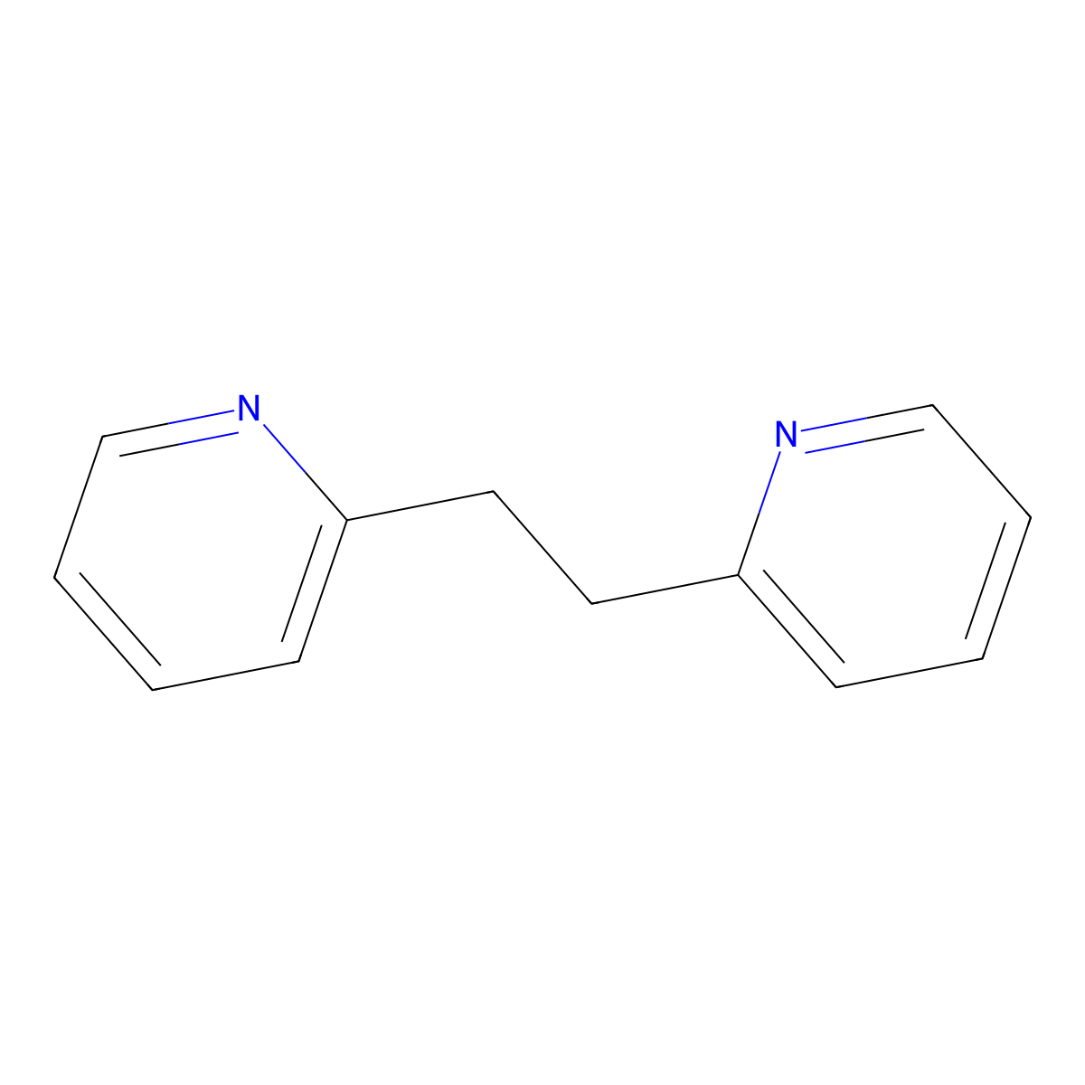 2,2'-Ethylenedipyridine molecular structure, CAS 4916-40-9
