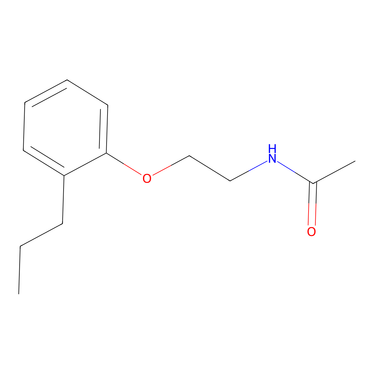 N-[2-(2-Propylphenoxy)ethyl]acetamide molecular structure, CAS 491601-87-7