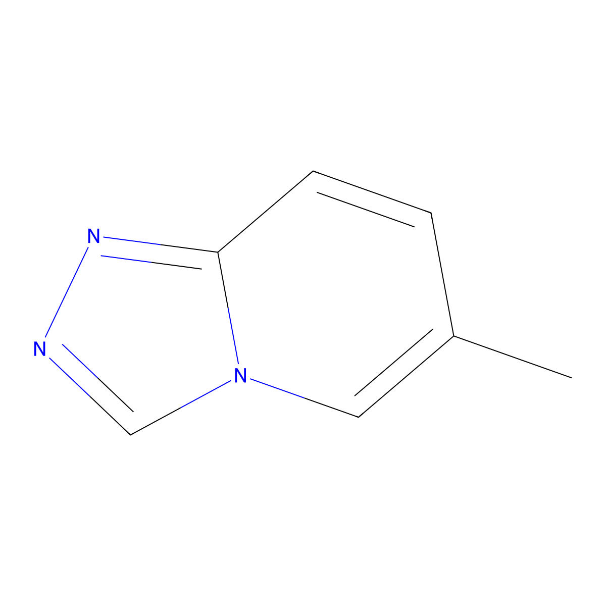 6-Methyl-[1,2,4]triazolo[4,3-a]pyridine molecular structure, CAS 4919-09-9