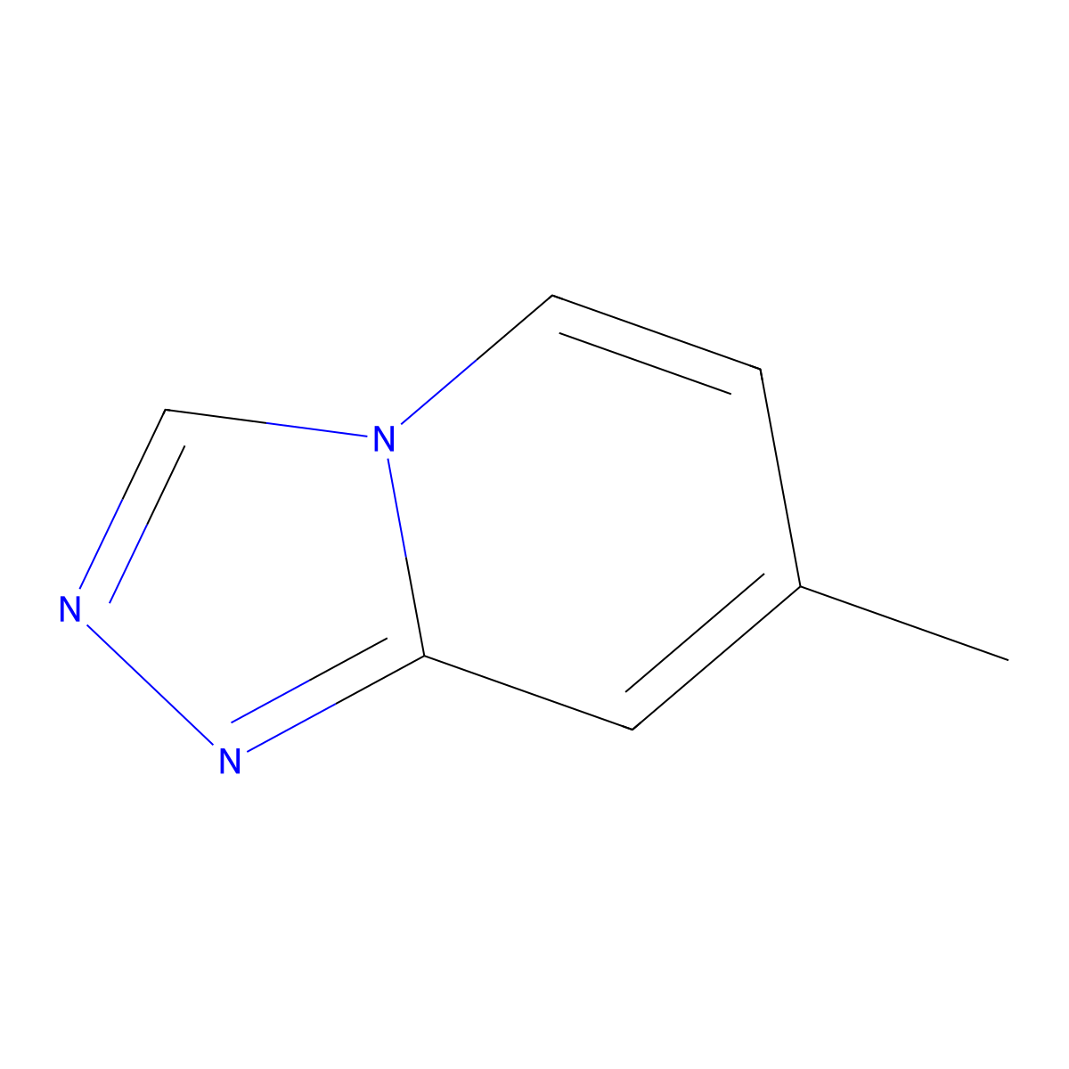 7-Methyl-[1,2,4]triazolo[4,3-a]pyridine molecular structure, CAS 4919-10-2