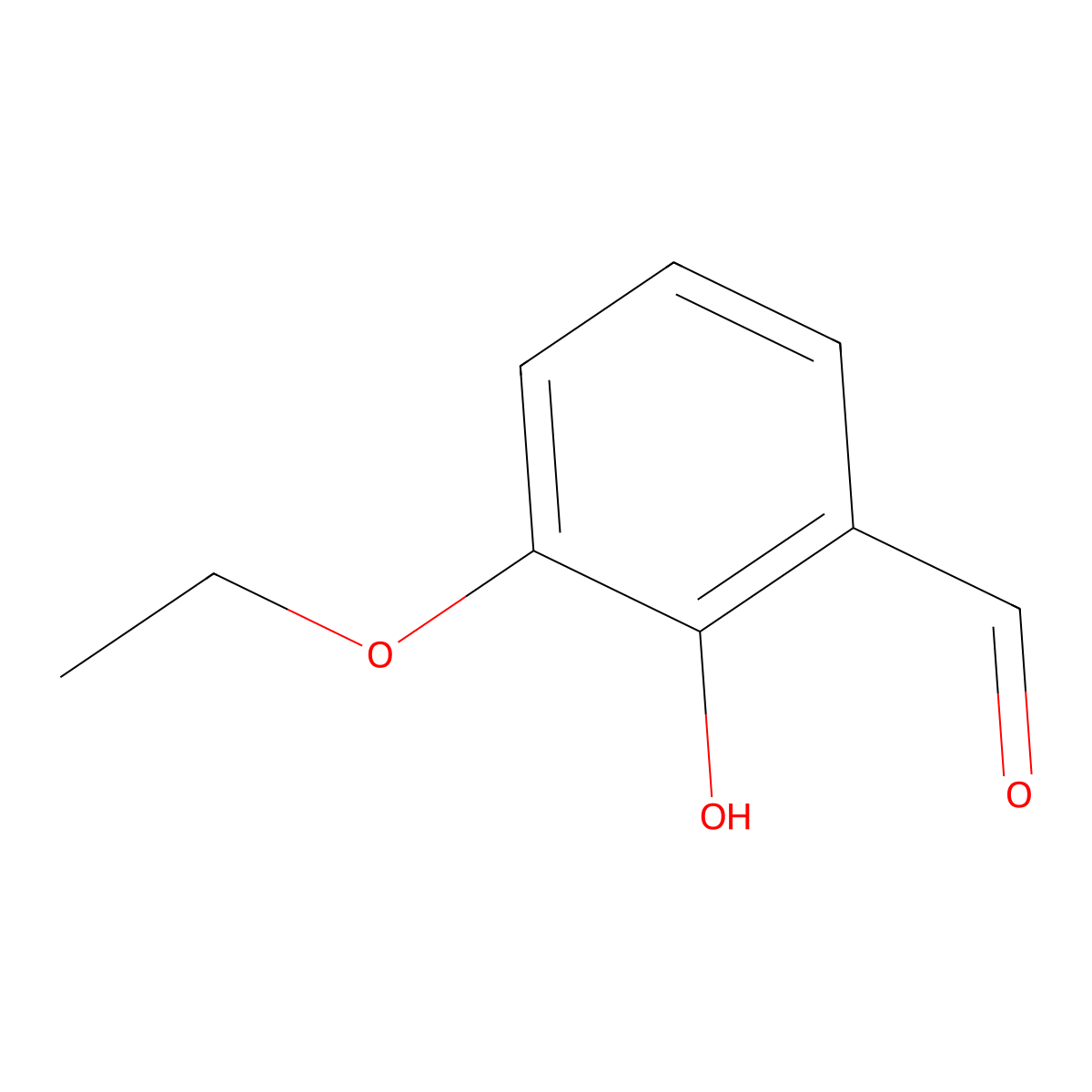O-Ethylvanillin molecular structure, CAS 492-88-6