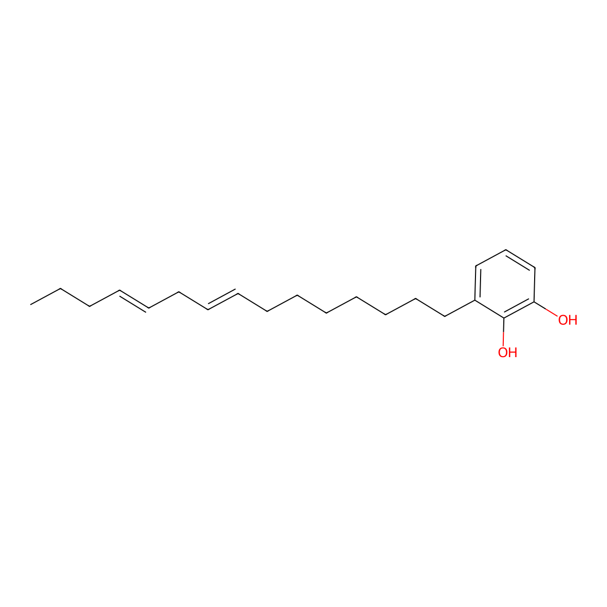 Urushiol III molecular structure, CAS 492-91-1