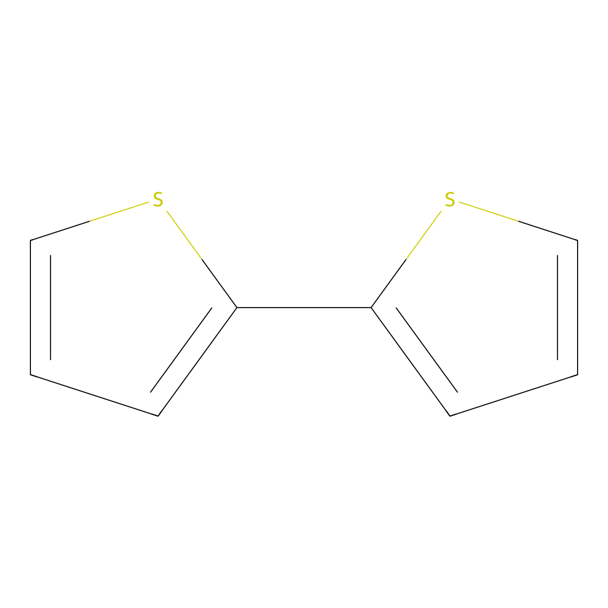 2,2'-Bithiophene molecular structure, CAS 492-97-7