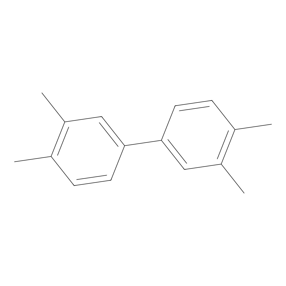 3,3',4,4'-Tetramethylbiphenyl molecular structure, CAS 4920-95-0