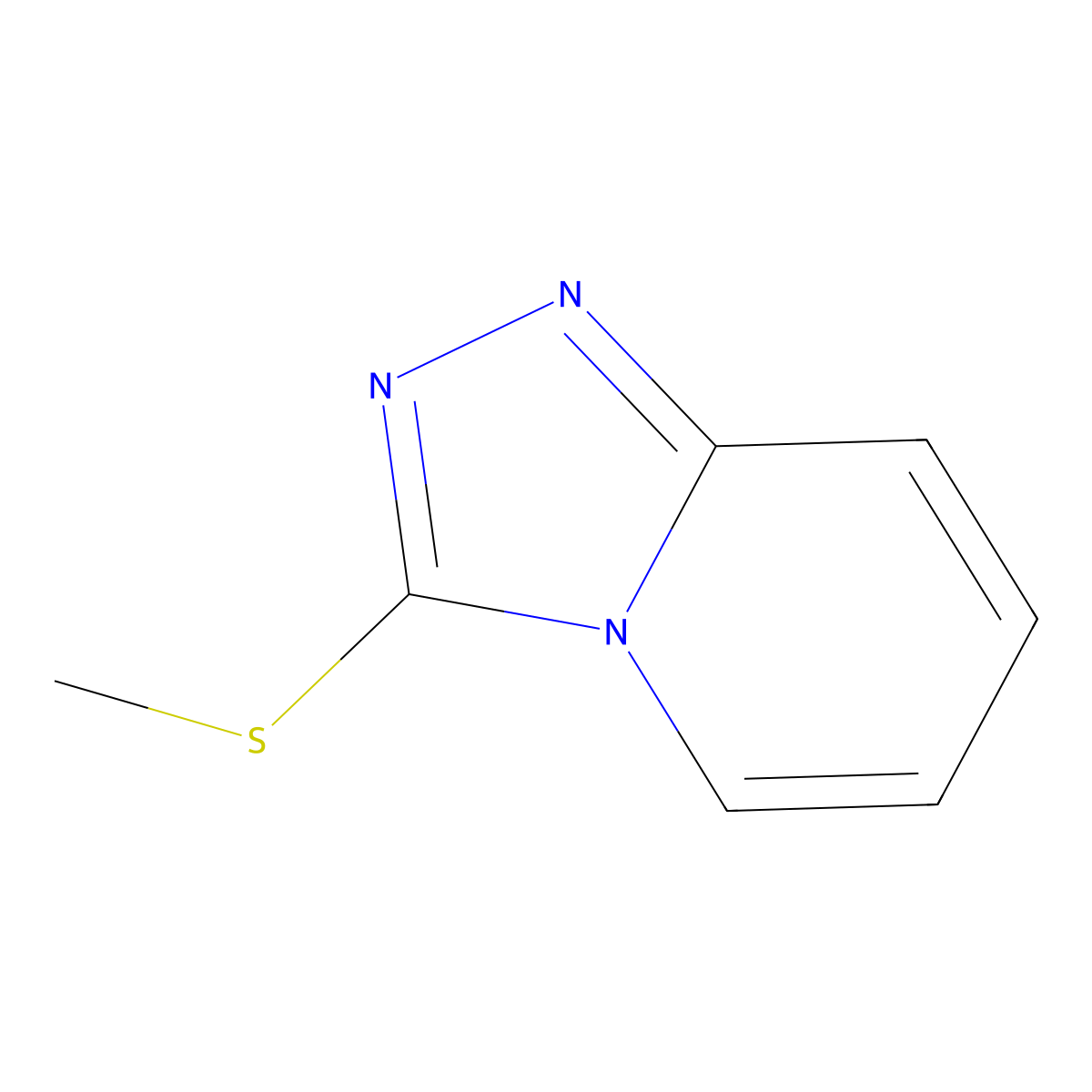 3-(Methylthio)-1,2,4-triazolo[4,3-a]pyridine molecular structure, CAS 4922-86-5