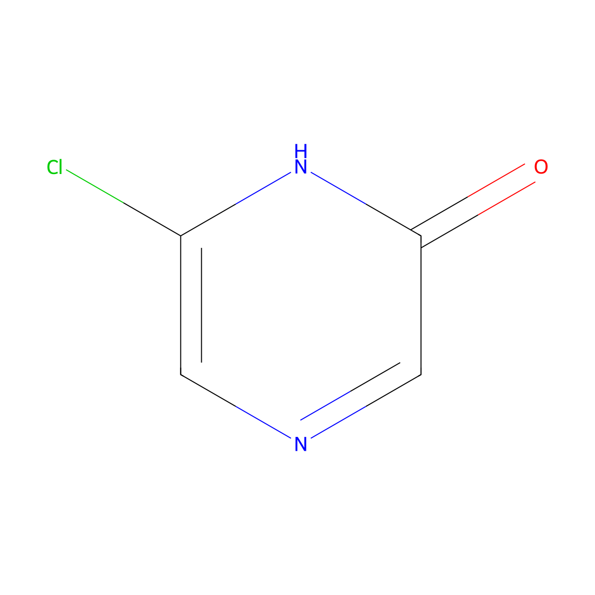 6-Chloropyrazin-2-ol molecular structure, CAS 4925-61-5