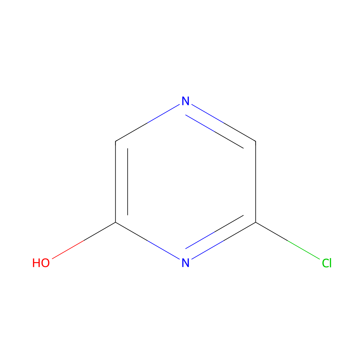 6-Chloropyrazin-2-ol molecular structure, CAS 4925-61-5
