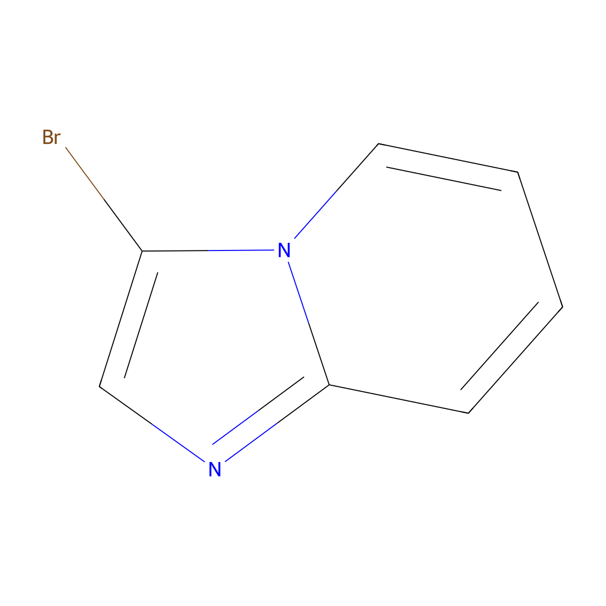3-Bromoimidazo[1,2-a]pyridine molecular structure, CAS 4926-47-0
