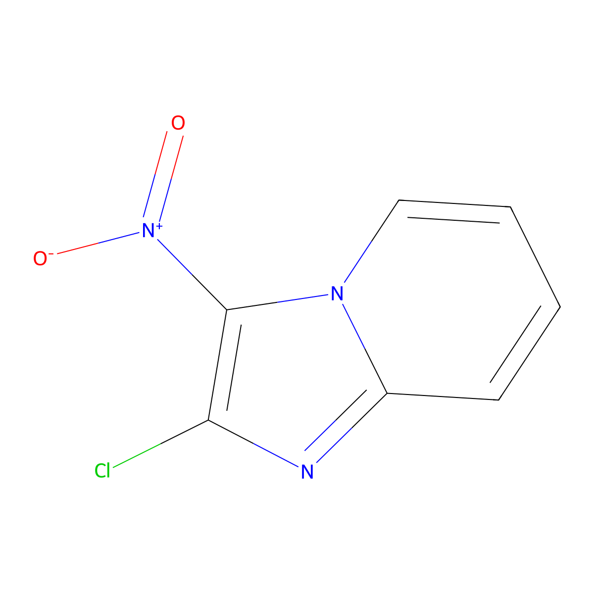2-Chloro-3-nitroimidazo[1,2-a]pyridine molecular structure, CAS 4926-52-7