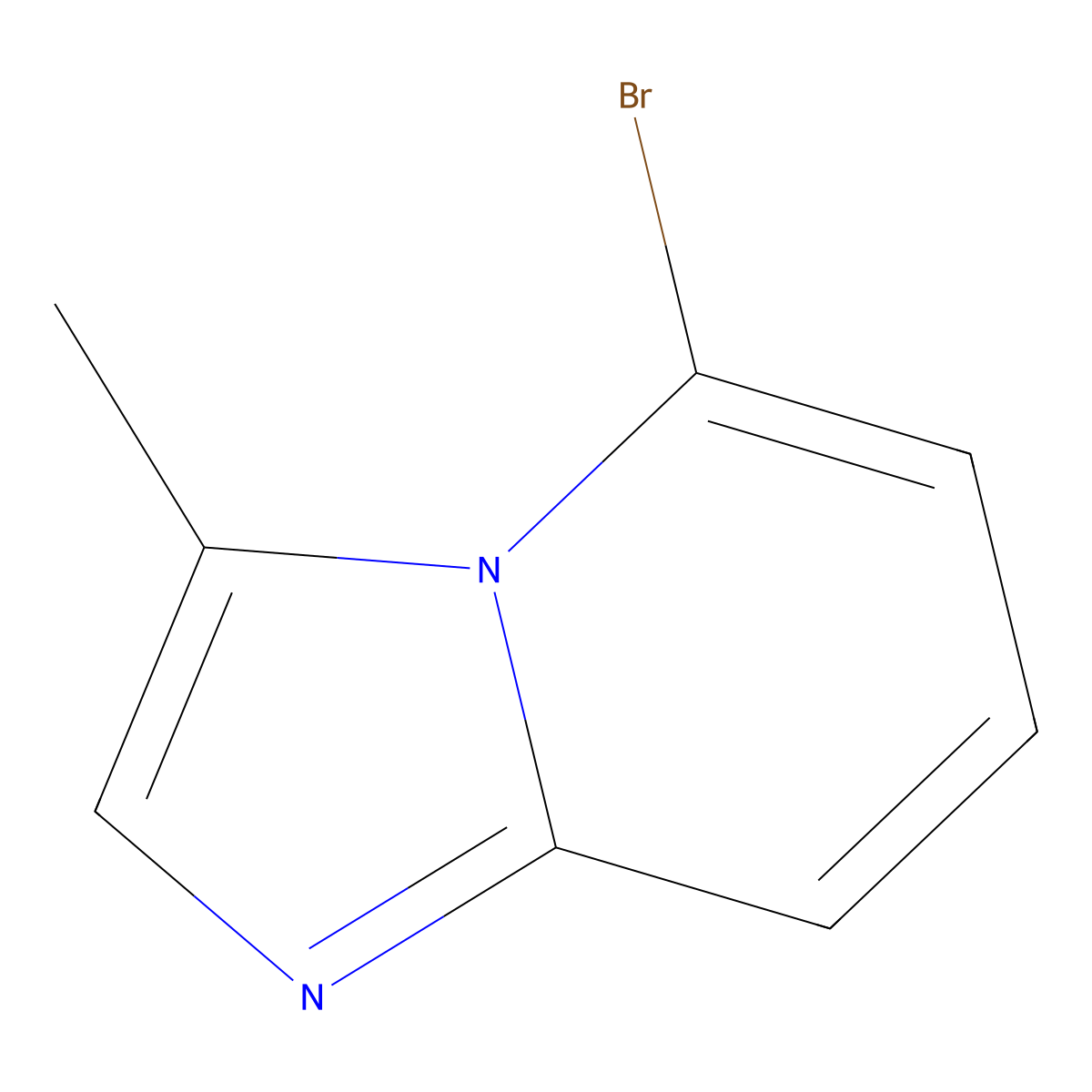5-Bromo-3-methylimidazo(1,2-a)pyridine molecular structure, CAS 4926-54-9