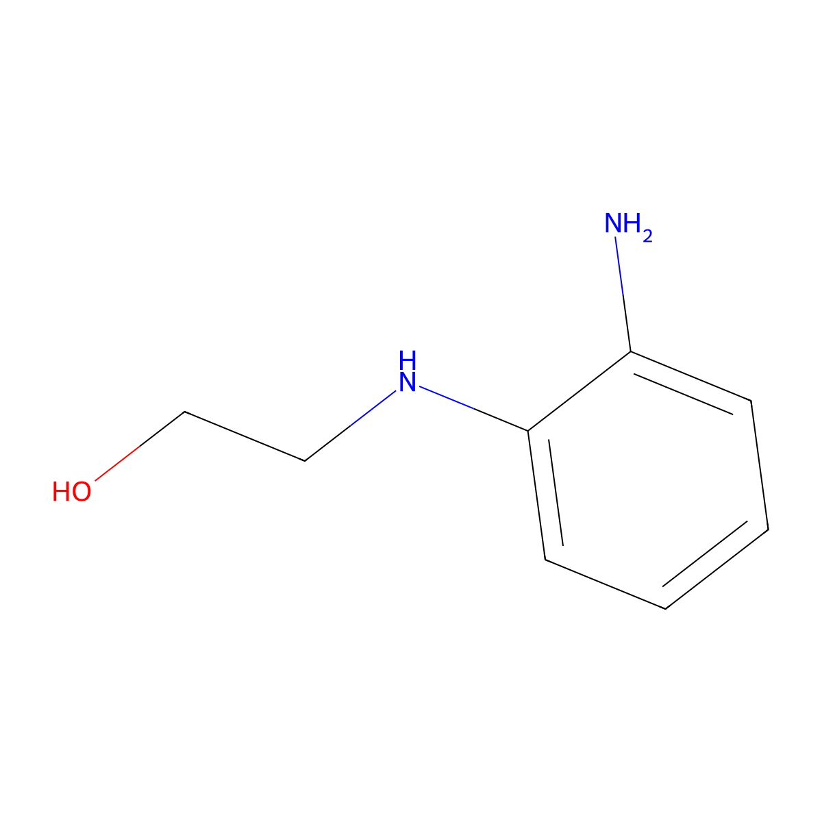 2-((2-Aminophenyl)amino)ethan-1-ol molecular structure, CAS 4926-58-3
