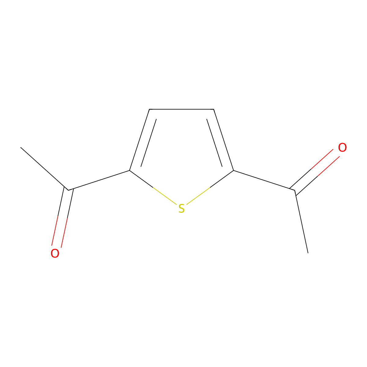 2,5-Diacetylthiophene molecular structure, CAS 4927-10-0