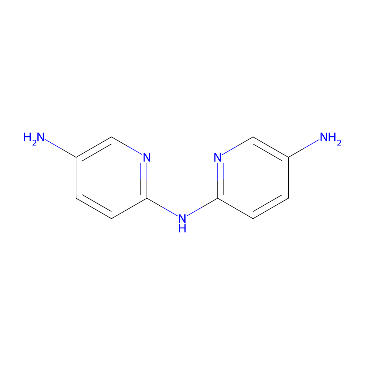 N2-(5-Amino-2-pyridyl)pyridine-2,5-diamine molecular structure, CAS 4928-50-1