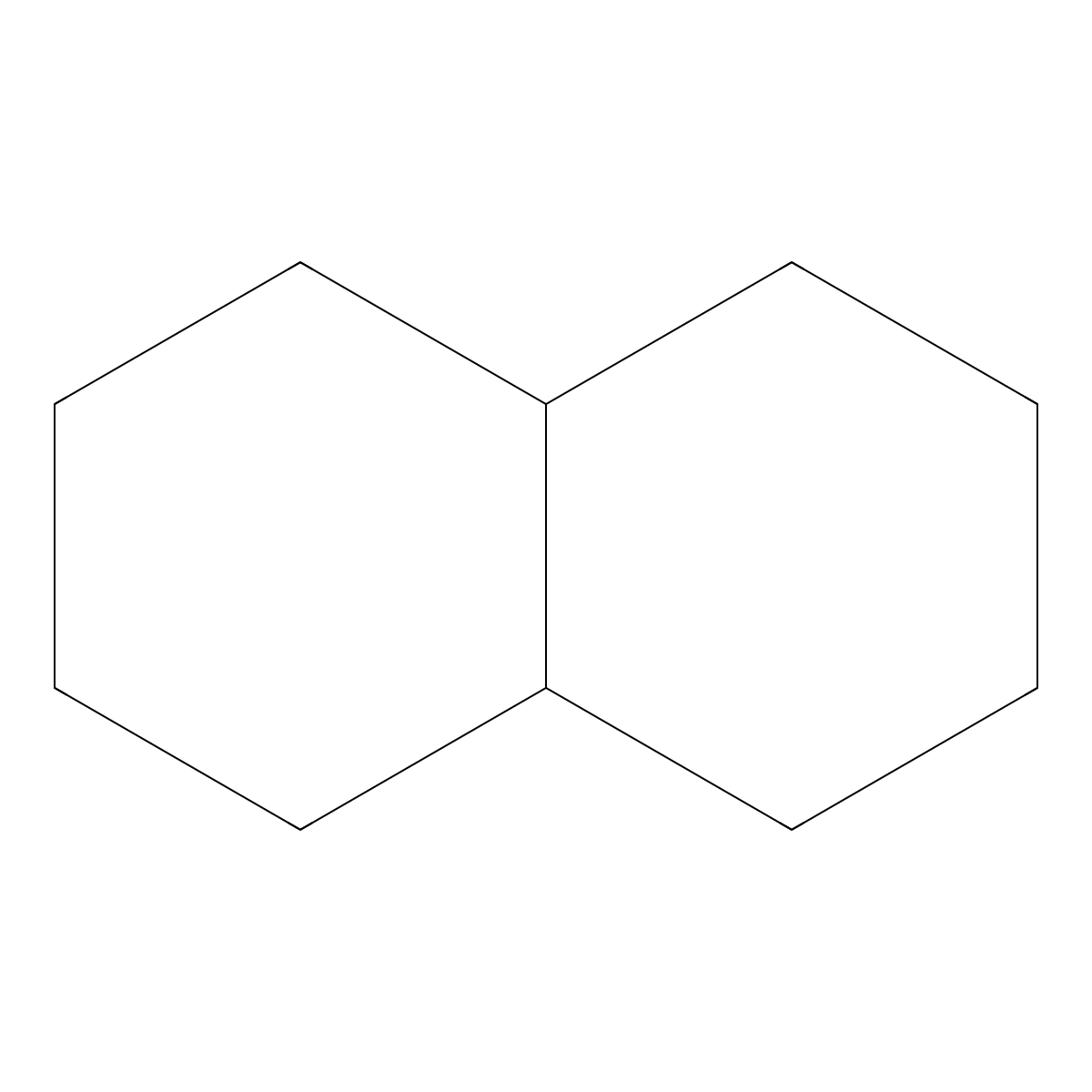 Decalin molecular structure, CAS 493-01-6