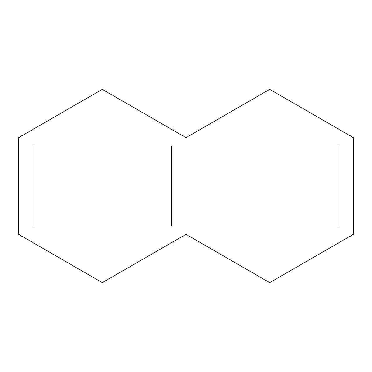 1,4,5,8-Tetrahydronaphthalene molecular structure, CAS 493-04-9