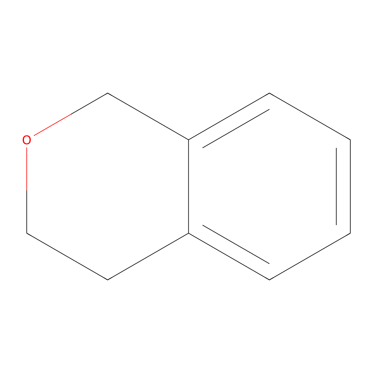 Isochromane molecular structure, CAS 493-05-0