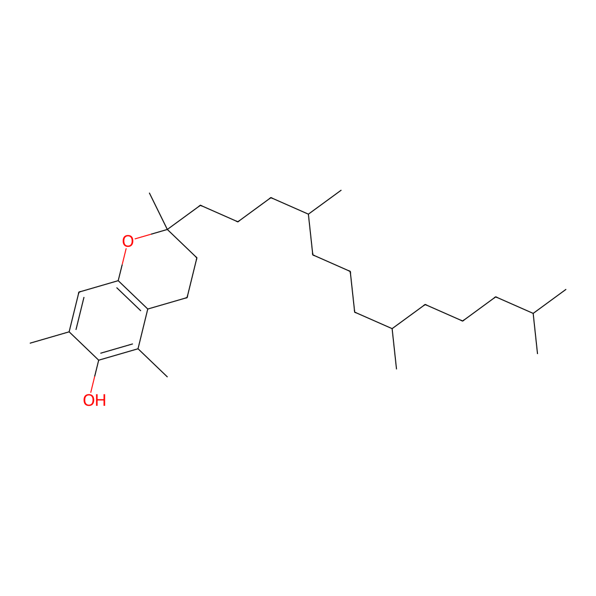 z2-Tocopherol molecular structure, CAS 493-35-6