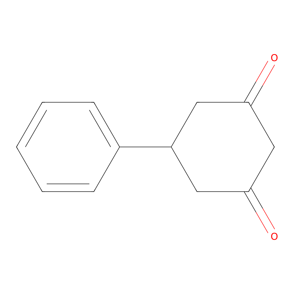 1,3-Cyclohexanedione, 5-phenyl- molecular structure, CAS 493-72-1