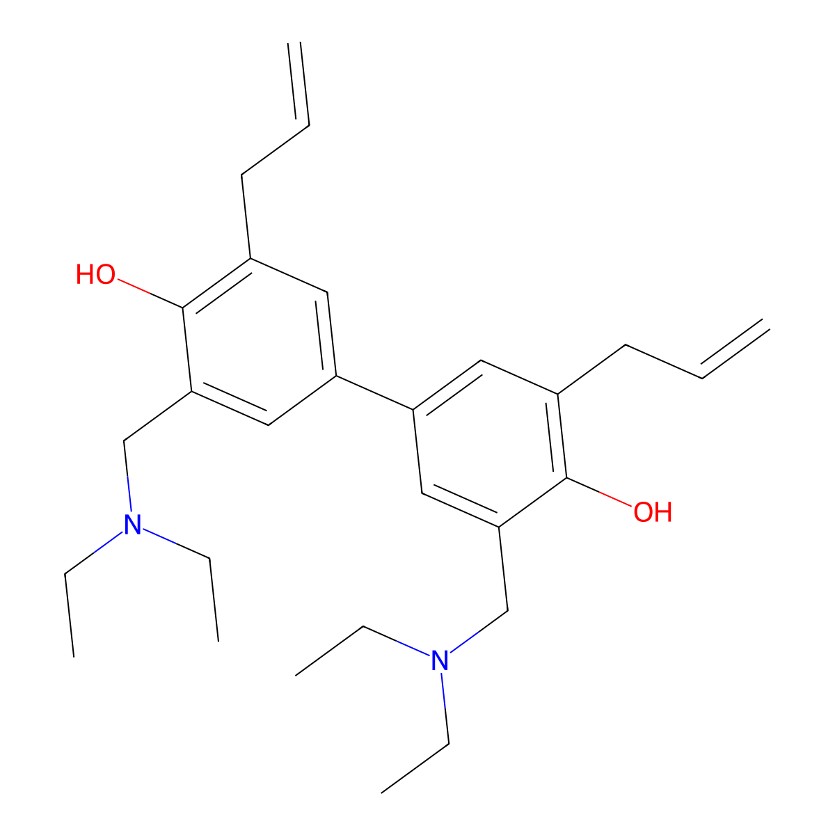 Bialamicol molecular structure, CAS 493-75-4