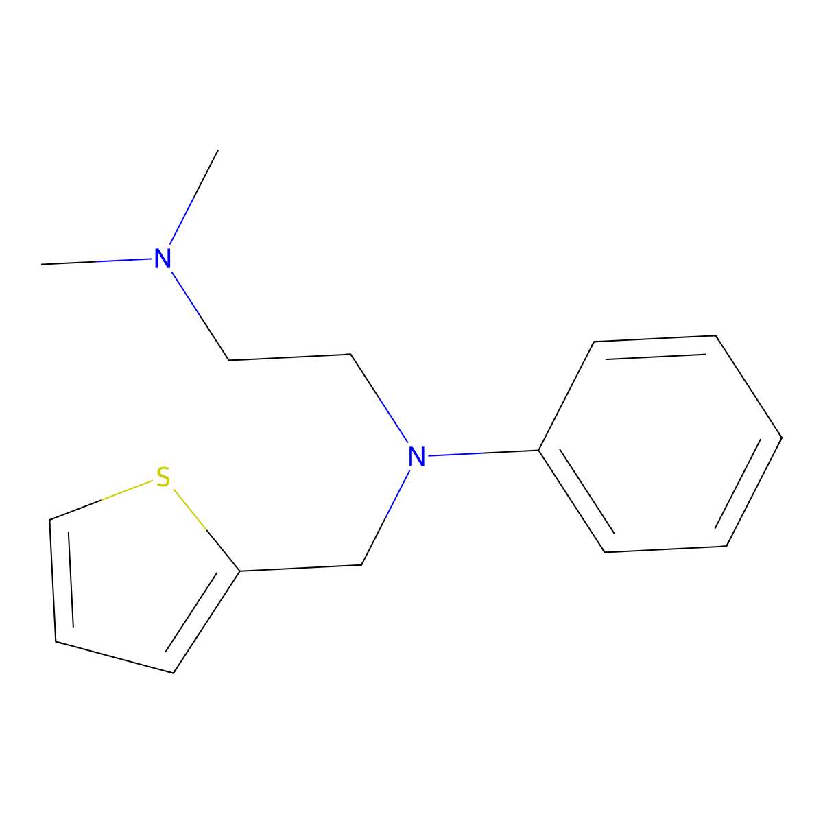 Methaphenilene molecular structure, CAS 493-78-7