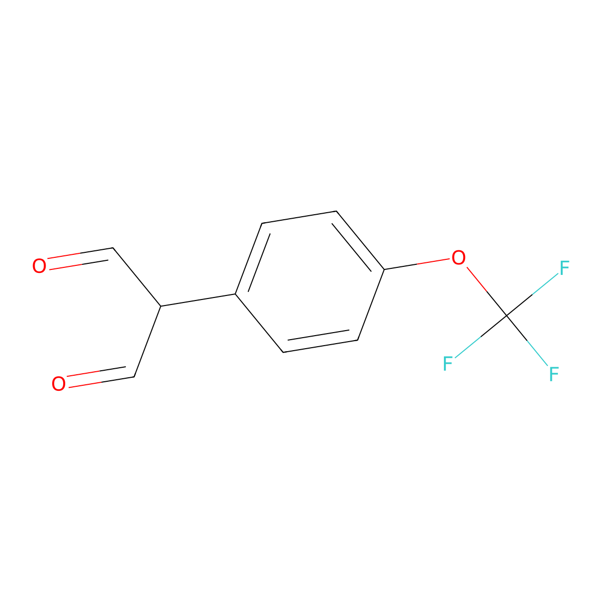 2-(4-(Trifluoromethoxy)phenyl)malonaldehyde molecular structure, CAS 493036-48-9