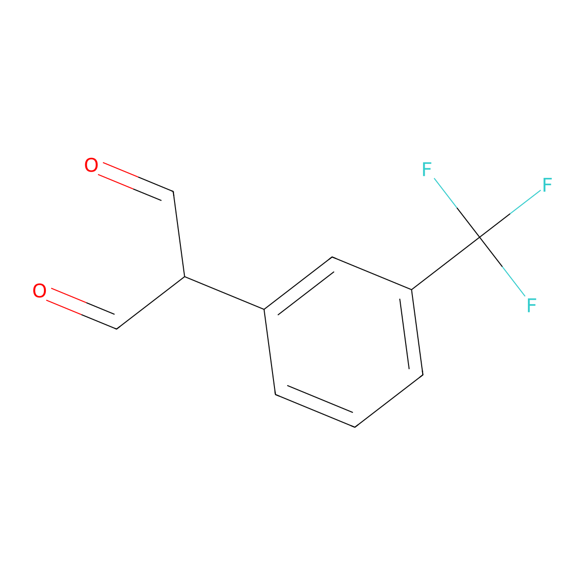 2-(3-(Trifluoromethyl)phenyl)malonaldehyde molecular structure, CAS 493036-49-0