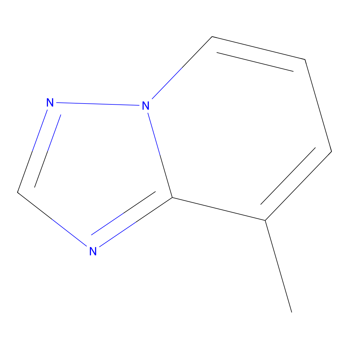 8-Methyl-[1,2,4]triazolo[1,5-a]pyridine molecular structure, CAS 4931-18-4