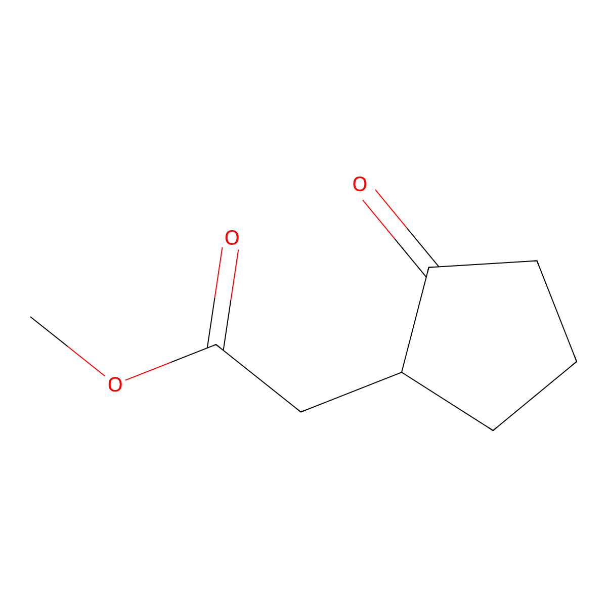 Methyl 2-(2-oxocyclopentyl)acetate molecular structure, CAS 4934-95-6