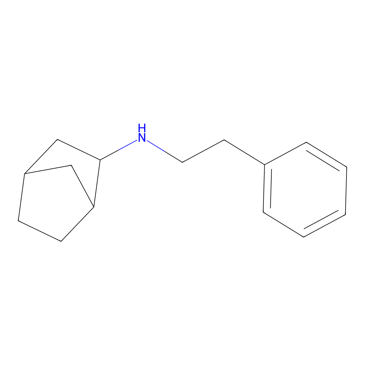 2-(Phenethylamino)-norbornane molecular structure, CAS 4935-80-2