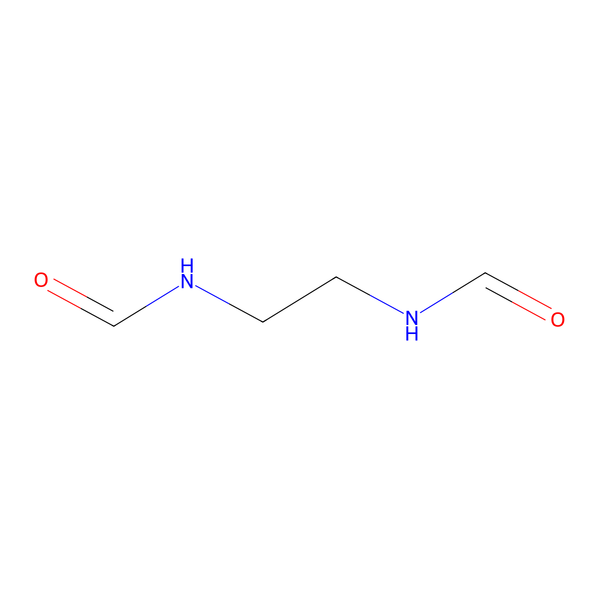 N-(2-formamidoethyl)formamide molecular structure, CAS 4938-92-5