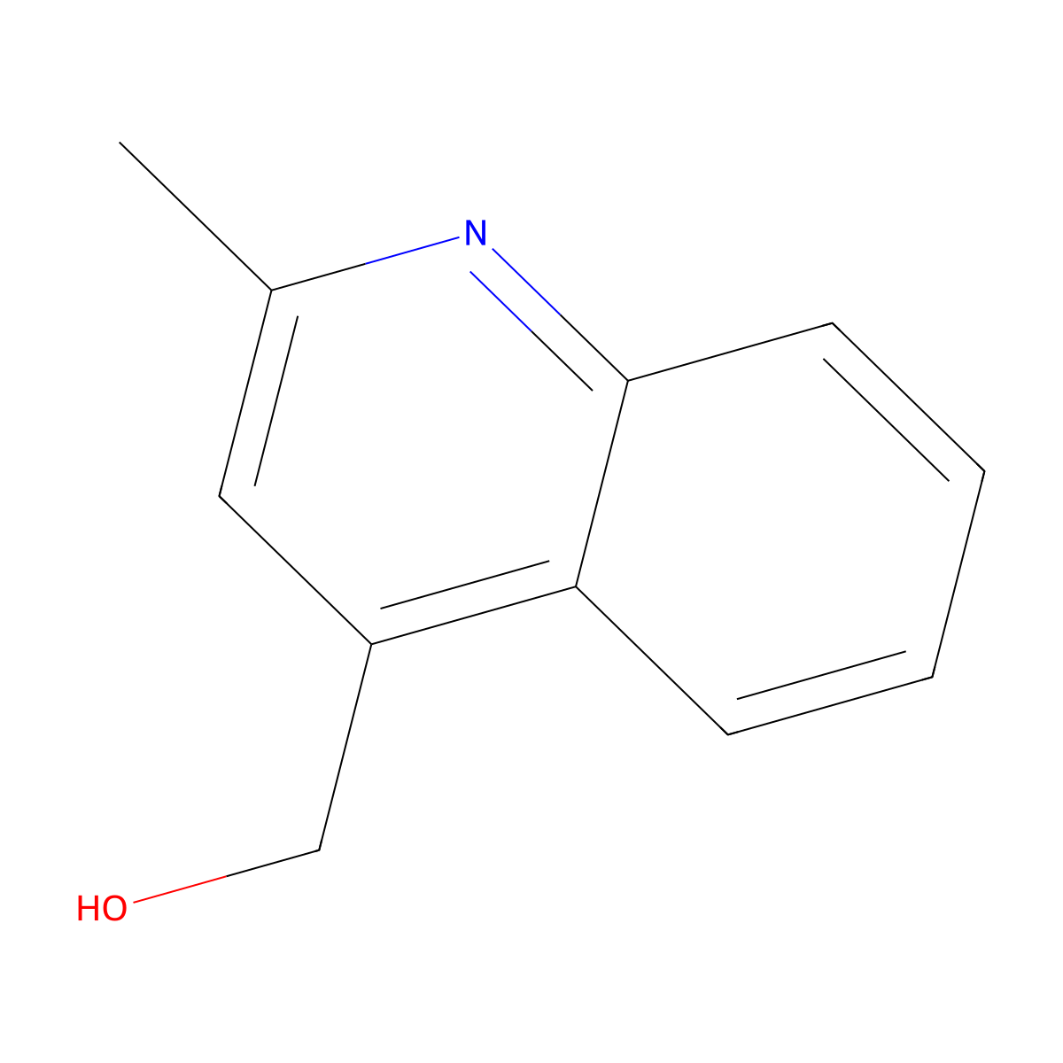 (2-Methylquinolin-4-yl)methanol molecular structure, CAS 4939-28-0